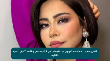 تأجيل جديد.. محاكمة شيرين عبد الوهاب في قضية سب وقذف تتأجل للمرة الثانية